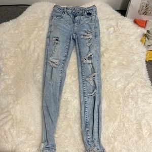 american eagle WORN ONCE JEANS